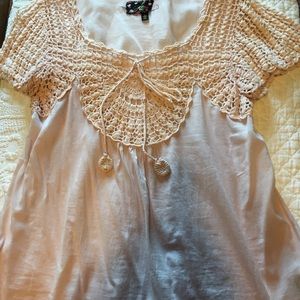 Boutique summer soft pink blouse.